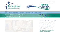 Desktop Screenshot of blueiveyschool.com